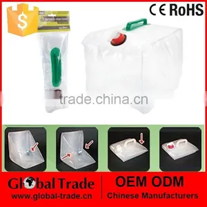8L FOLDING WATER CARRIER CONTAINER COLLAPSIBLE CARAVAN CAMPING GALLON CAN thumbnail-1