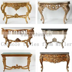 French Furniture Wholesale Marble Top Console For Living Room Decor thumbnail-4