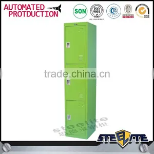 Decorative Design 3 Door Metal Locker Steel Bathroom Shoe Locker thumbnail-1