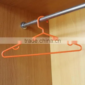 Orange Thick Clothes Hanger Plastic Hanger thumbnail-3