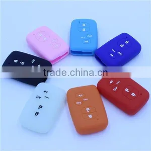 Silicone Car Key Covers, Remote Key Case for Toyota 5 Buttons With A/C Buttons thumbnail-1