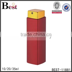 12ml 50ml 80ml Cosmetic Perfume Spray Bottle Silver Perfume Spray Bottle Square Shape Perfume Bottle 30ml Spray thumbnail-4