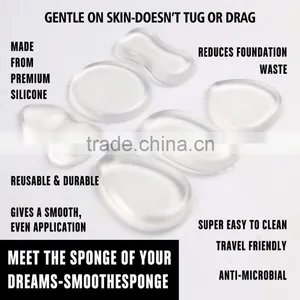 Free Sample Clear Powder Puff,factory Directly Supply Good Quality Silicone Material thumbnail-2