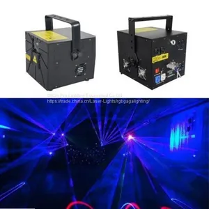 RGB Лазерный Проектор со Звездами для DJ Дискотеки и Клуба (GA-F-RGB1140) thumbnail-1