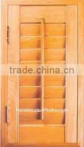 Heze Kaixin Artistic Enviromental Solid Wooden Plantation Shutter Supplies thumbnail-1