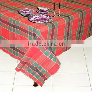 INDIAN MADE COTTON STRIPED TABLE CLOTH / PRINTED TABLE LINEN / CUSTOM STRIPE TABLE COVER thumbnail-3