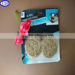2015 Hot Sale Blister Card Stainless Steel Pot Scrubber thumbnail-6