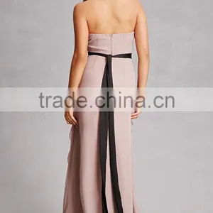 China Clothing OEM Evening Gown Wholesale Slim Dress Women Ruffled Maxi Dress thumbnail-3