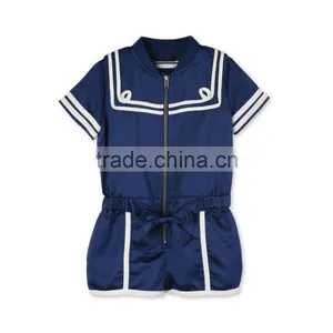 Unisex Majorette Blue Mel All In One Baby Bodysuit Romper Childrens Boutique Clothing HSr5109 thumbnail-2