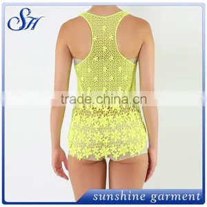 2016 Ladies New Fashion Chemical Lace Camisole thumbnail-2