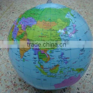 28cm Diameter Pvc Inflatable Globe thumbnail-1