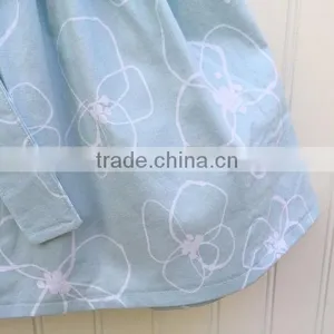 Light Blue Skirts Children's Clothing Baby Girl Dresses Elastic Waistband Ruffle Skirt thumbnail-3