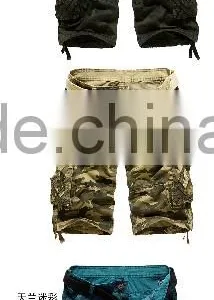 Custom 2016 New Arrival Printed Camo 3/4 Cargo Pants Men Half Pants thumbnail-2