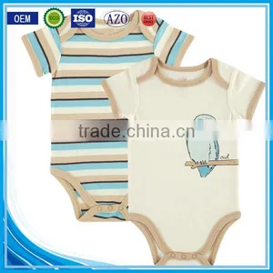 Printed Summer Wear Short Sleeve Pattern Custom Made Infant Cotton Smocked Infant Baby Clothes Wholesale Price thumbnail-1