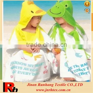100 Cotton Printed Hooded Towel thumbnail-1