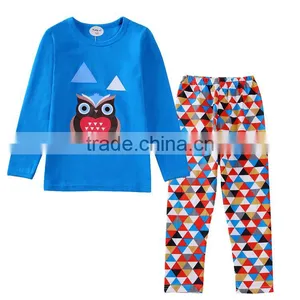 S16061A Children Sleepwear With Smart Animals Cartoon Girl's Sleepwear thumbnail-3