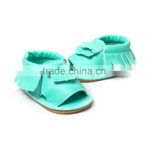 Artificial Leather Fringed Baby Summer Sandals, Hard Sole Baby Summer Sandals thumbnail-2