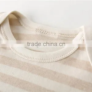 Wholesale Organic Cotton Baby One Piece Rompers Newborn Baby Bodysuit Baby Girl Bodysuit thumbnail-5