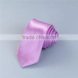Polyester Necktie Violet Customize Printed Logo Tie thumbnail-3
