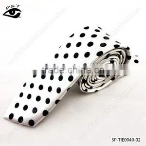 2014 Fashion Wholesale Skinny Polyester Silk Neckties thumbnail-1