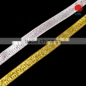 2017 Hot Sale Shiny Bra Shoulder Straps Golden Silver Webbing thumbnail-4