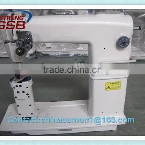 WB-820 Double Needle Post Bed Lock Stitch Sewing Machine for Shoes, Bags Post-bed Shoe Repairing Sewing Machine thumbnail-1
