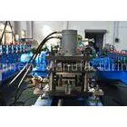 PLC Control 2 - 4m/min Hydraulic Punching Roll Forming Equipment Solar Strut 13 Roller Stations thumbnail-1