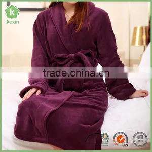2016 Oem Long Sleeve Cute Women Bathrobe In China Factory thumbnail-1