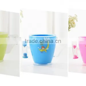 Plastic Kid Cup Toothbrush With Sand Timer thumbnail-2