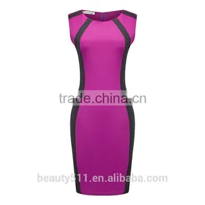 Wholesale Casual Work Dress For Women New Fashion Summer Dress For Working Clothing SD33 thumbnail-4