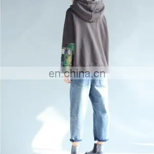 Fashion Hooded Sweater Winter Women Casual Short Sweatshirt Pullover Hoodies thumbnail-5
