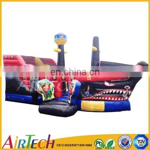 Giant Inflatable Pirate Ship Slide thumbnail-1