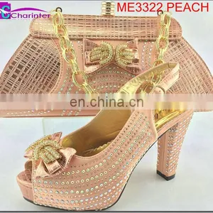 Italian Ladies Shoes and Bag Set ME3322 thumbnail-2