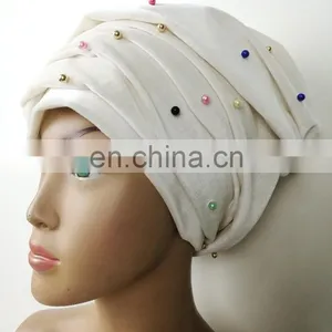 Tokay New Arrival Beaded Turban Head Wrap for Party thumbnail-1