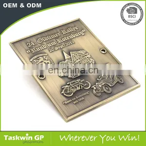 Custom Logo Printable Antique Recessed Medal thumbnail-3