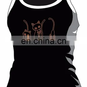 Three Lovely Little Cats Design Free Crystals Motifs for Toddlers' Clothing thumbnail-2