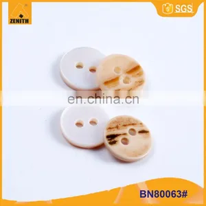 Quality Two Holes Natural River Shell Button for Clothing BN80063 thumbnail-2