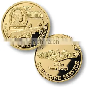 Embossed Pure Gold Souvenir Coin thumbnail-1