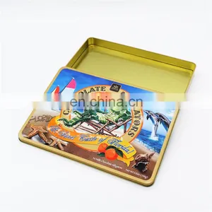 Embossed Empty Valentine Gift Chocolate Tin Box Packaging thumbnail-4