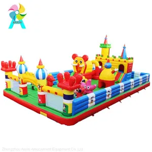 Giant Commercial Disney Playground Inflatable Bounce House for Sale thumbnail-1