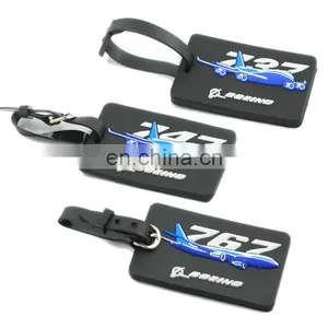 Custom Soft Pvc Travel Baggage Bag/handbag Tag/rubber Luggage Tag thumbnail-1