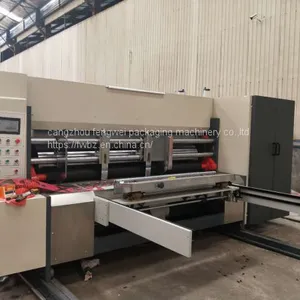 High Speed Printer Slotter Machine Automatic Flexo Slotter 4colours Die Cutter and Stacker thumbnail-3