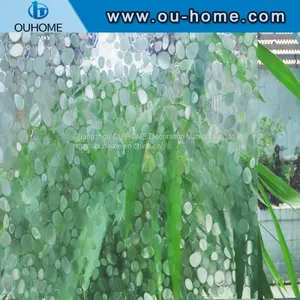 H4206 Opaque Frosted Static Window Film Cling Self Adhesive Privacy Glass Stickers thumbnail-4