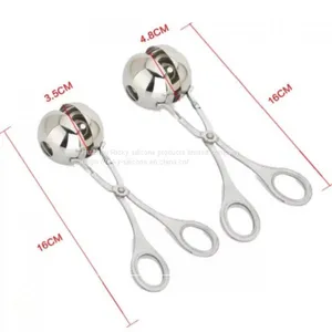 Stainless Steel Meatball Maker Mold DIY Fish Ball Shrimp Ball Fried Beef Ball Pill Gadget Kitchen Artifact thumbnail-3