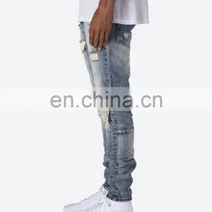 DiZNEW Custom 100% Cotton Jeans Trousers Men's Jeans Pants Crush Jeans thumbnail-5