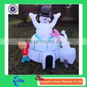 Advertising Inflatable Model, Hot Sale Inflatable Model Snow Man for Sale thumbnail-1