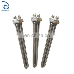 9KW Immersion Water Oil Electric Tubular Heater With Flange thumbnail-6