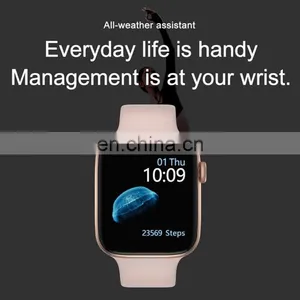 2020 New Amazon Best Selling Body Temperature Smart Watch Pedometer Heart Rate Smart Bracelet Reminder Sports Bracelet thumbnail-3