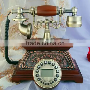 Blue Caller id Phone Antique Telephone thumbnail-1