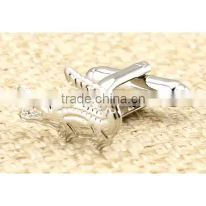 Men's Cufflinks New Crocodile Silver Cuff Lins for Shirt 18mm M3874 thumbnail-5